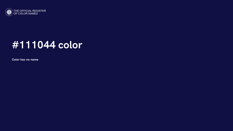 #111044 color image