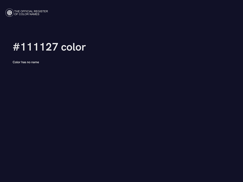 #111127 color image