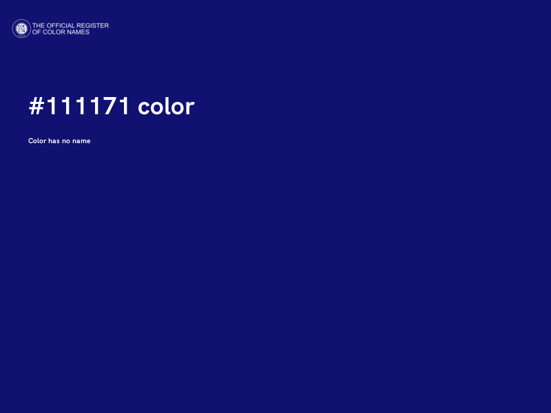 #111171 color image