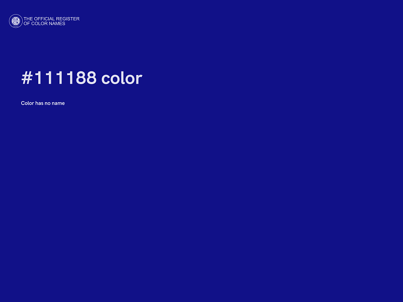 #111188 color image