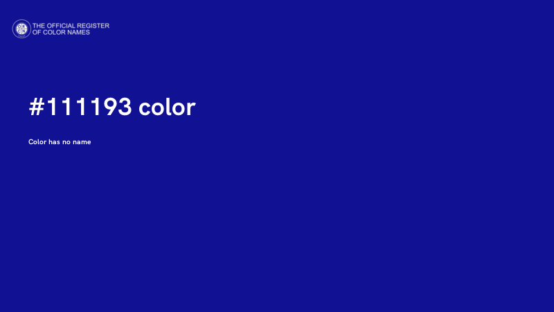 #111193 color image