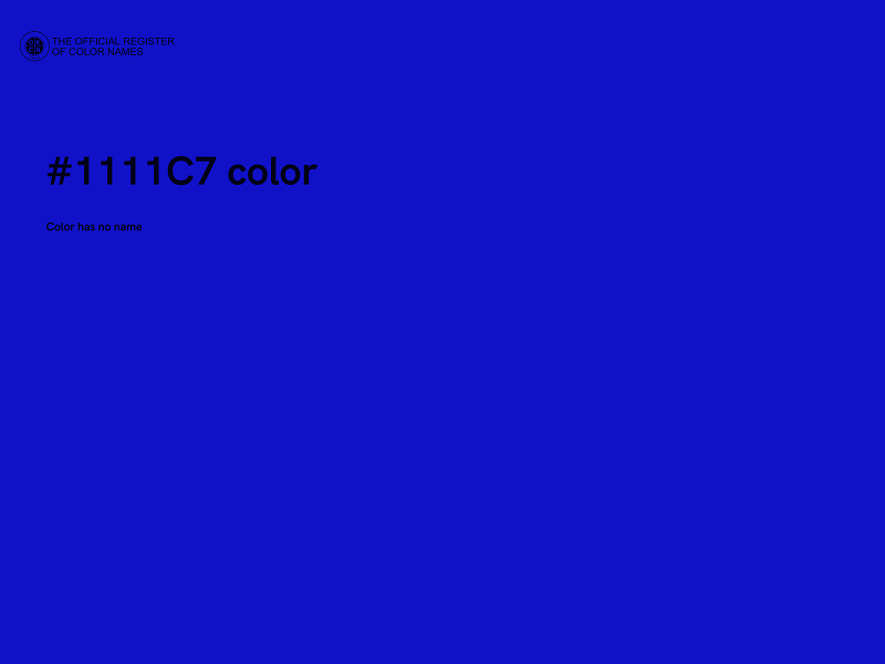 #1111C7 color image