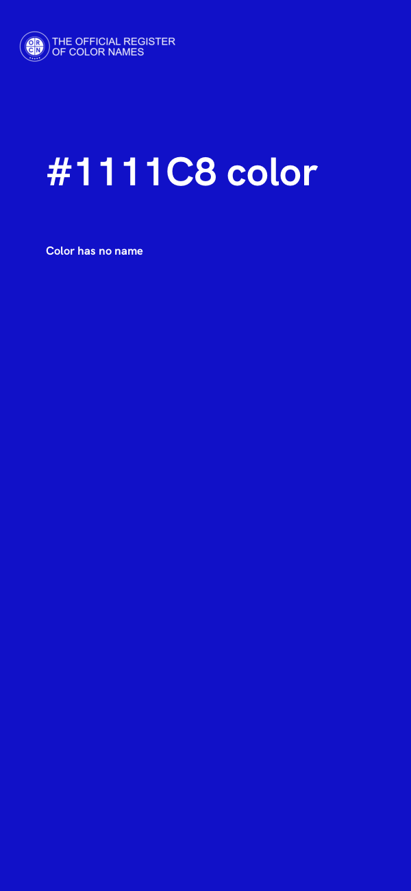 #1111C8 color image