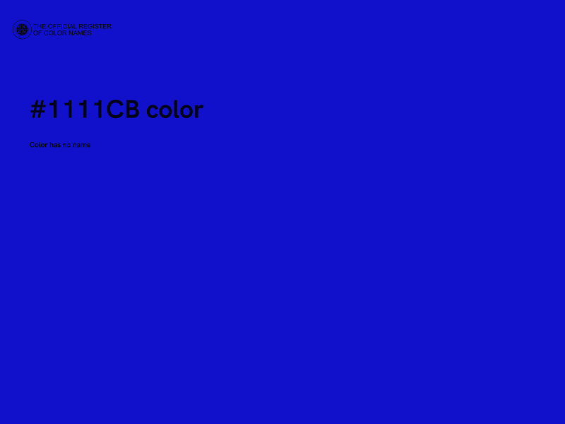 #1111CB color image