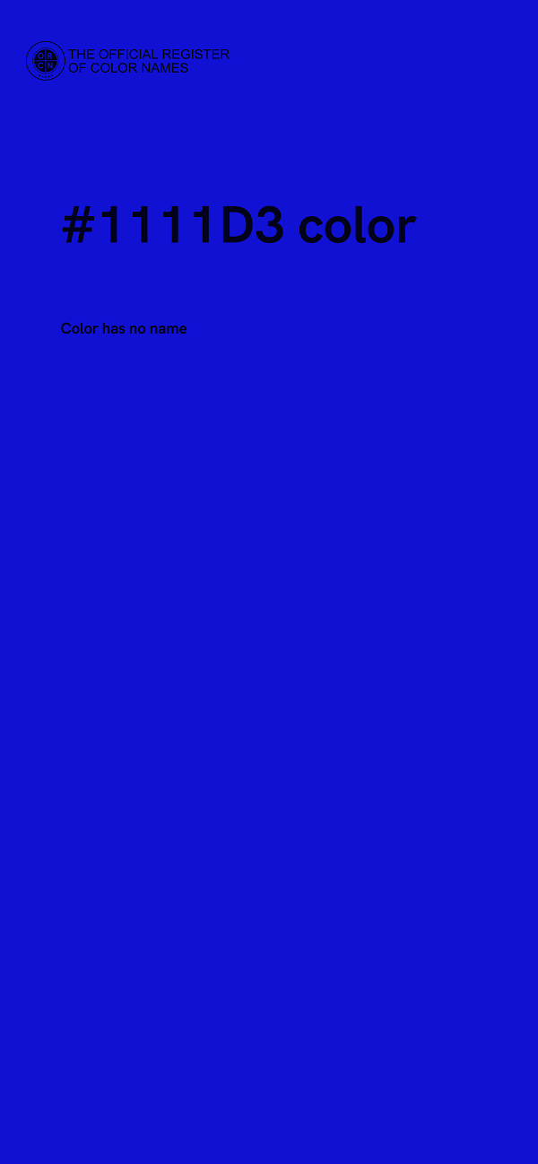 #1111D3 color image