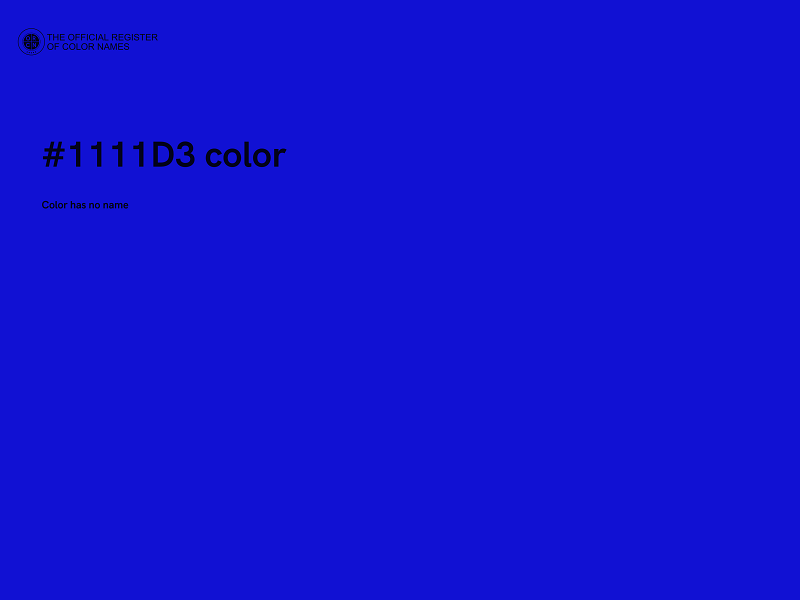 #1111D3 color image