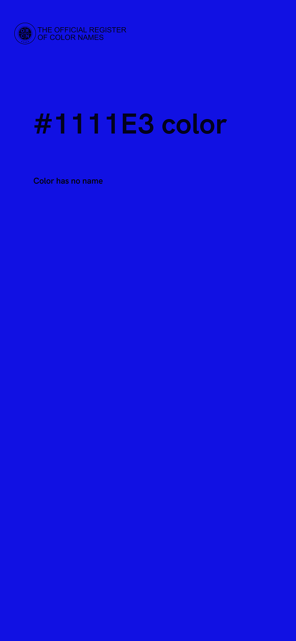 #1111E3 color image