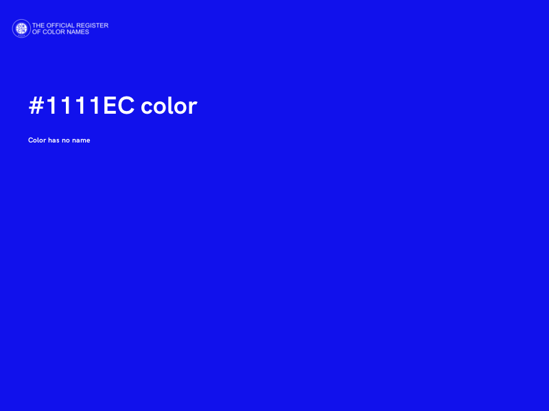 #1111EC color image