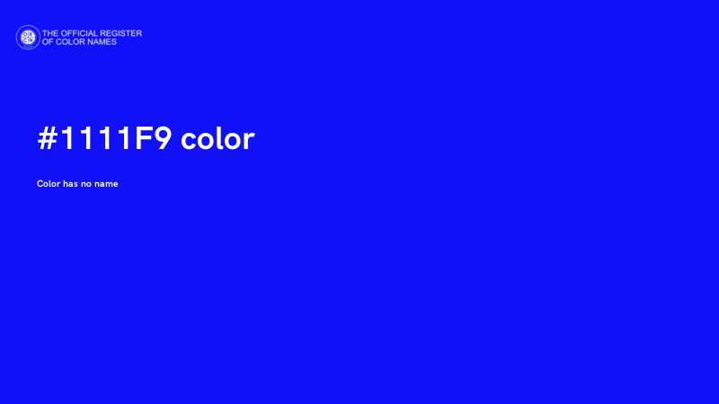 #1111F9 color image