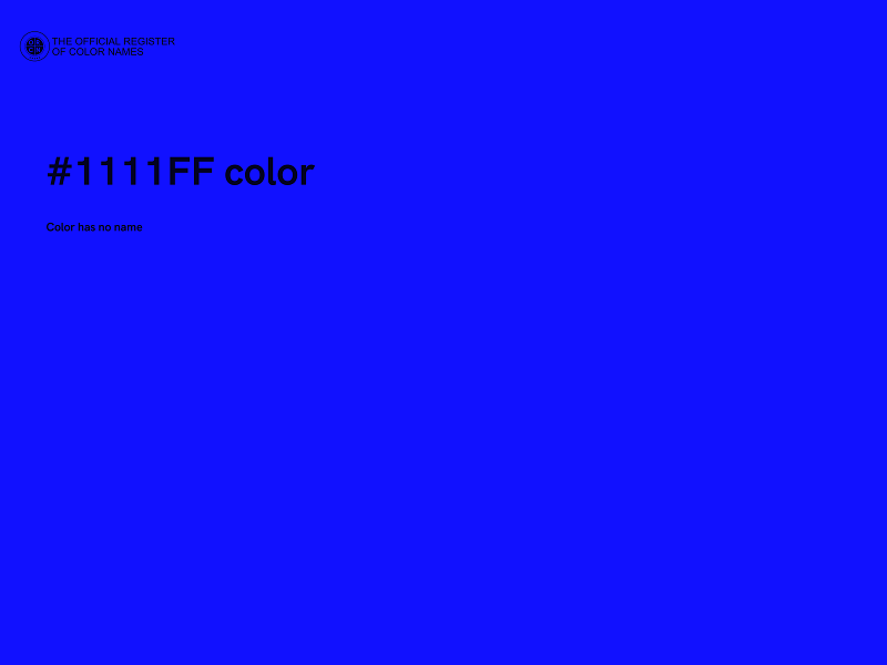 #1111FF color image