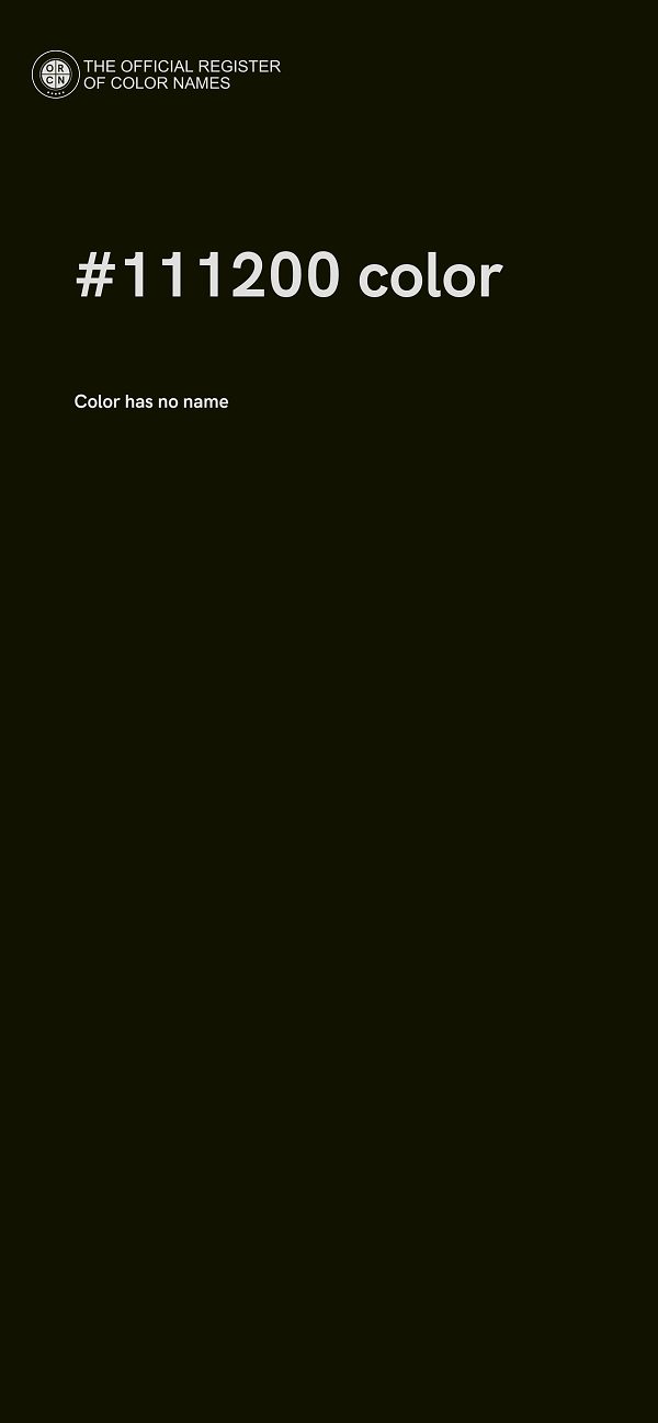 #111200 color image