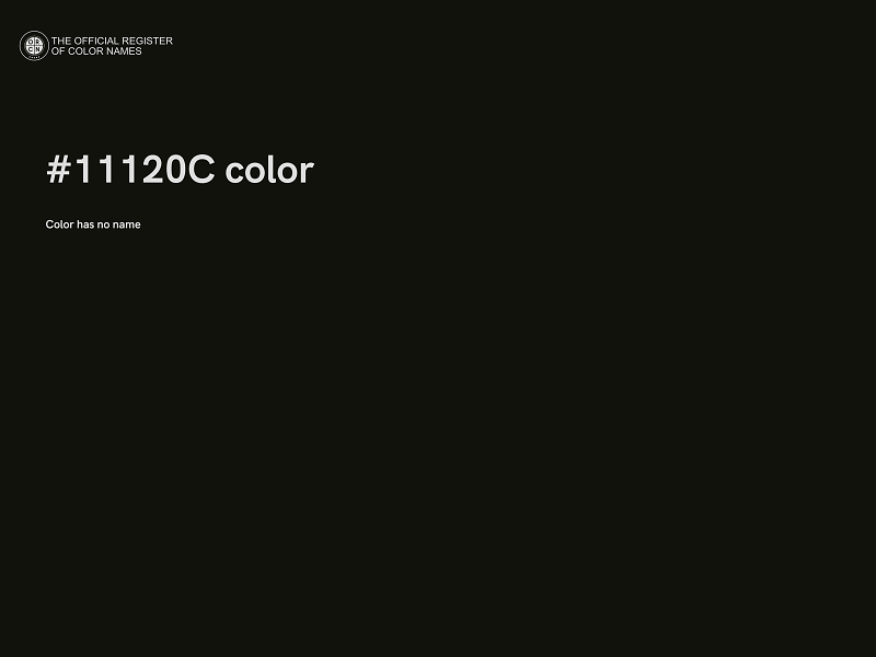 #11120C color image