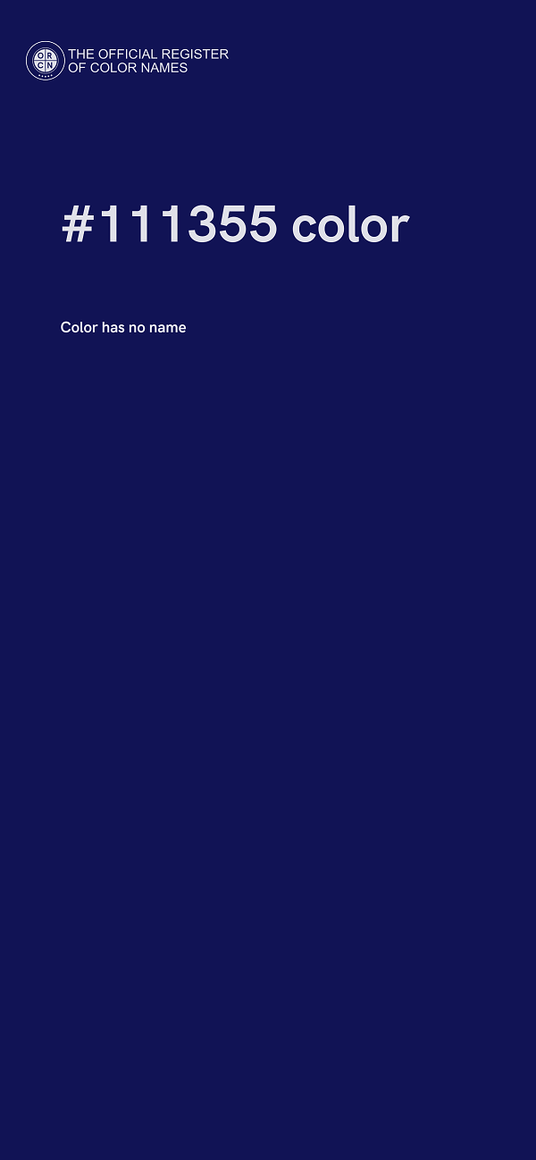 #111355 color image