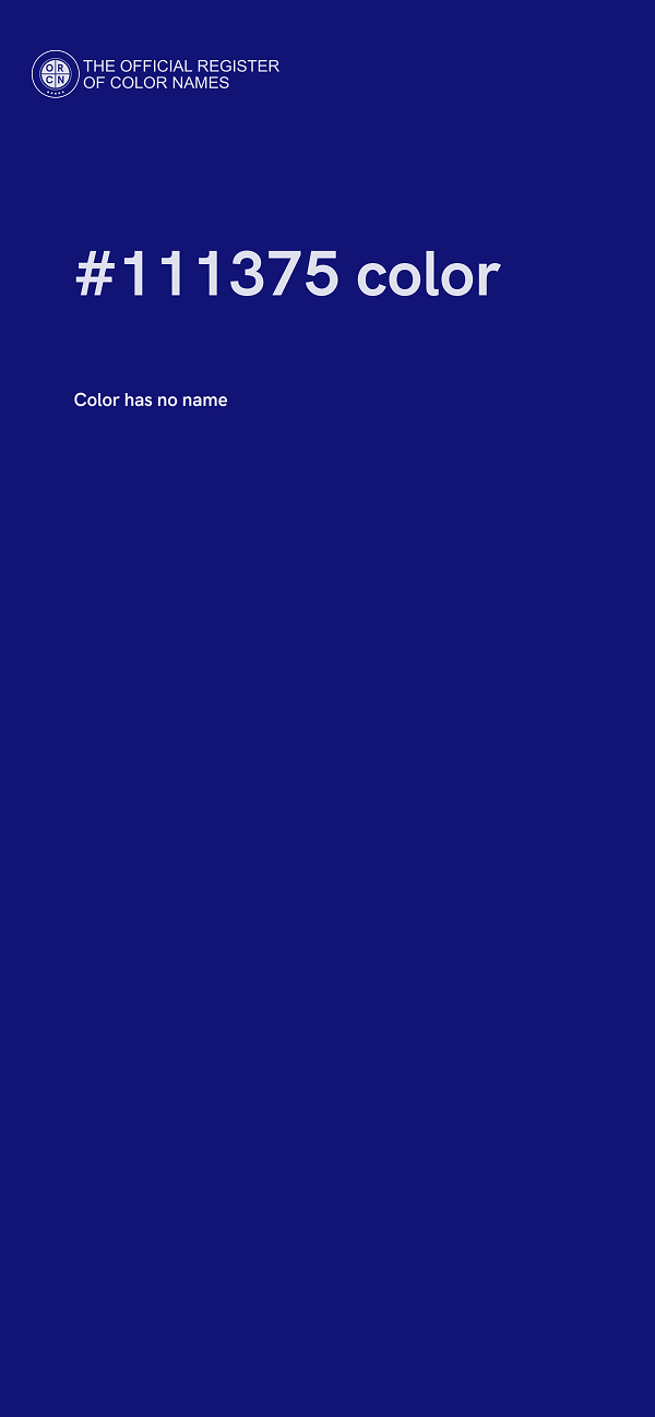 #111375 color image