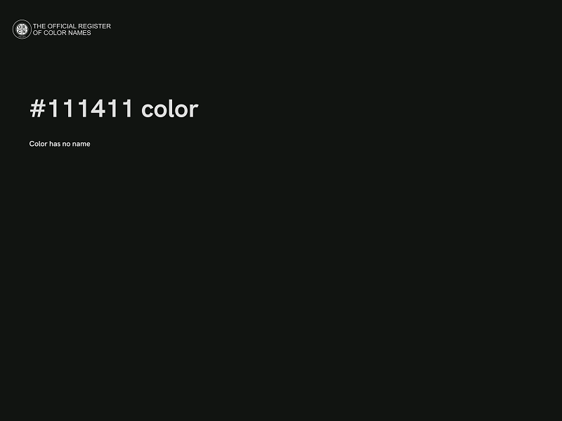 #111411 color image
