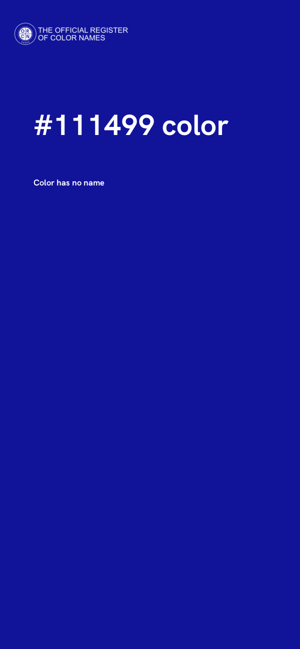 #111499 color image