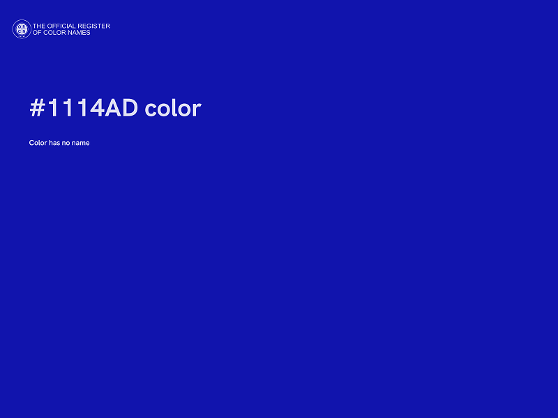 #1114AD color image