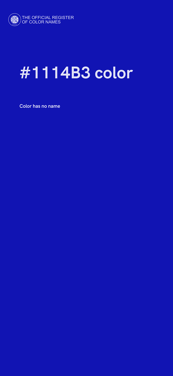 #1114B3 color image