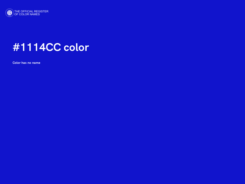 #1114CC color image