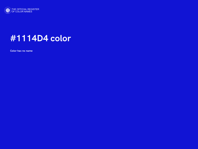 #1114D4 color image