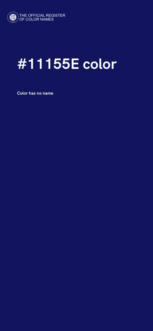#11155E color image