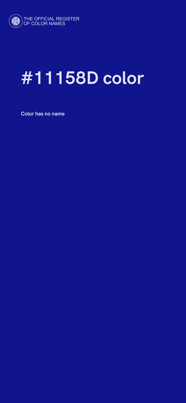 #11158D color image