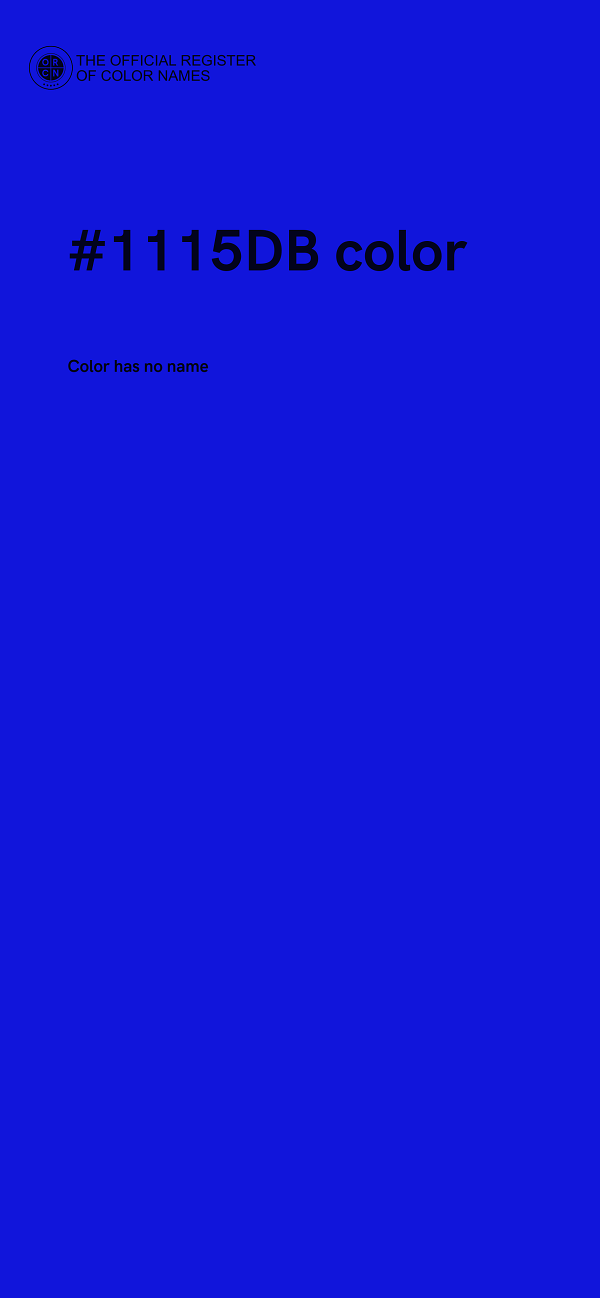 #1115DB color image