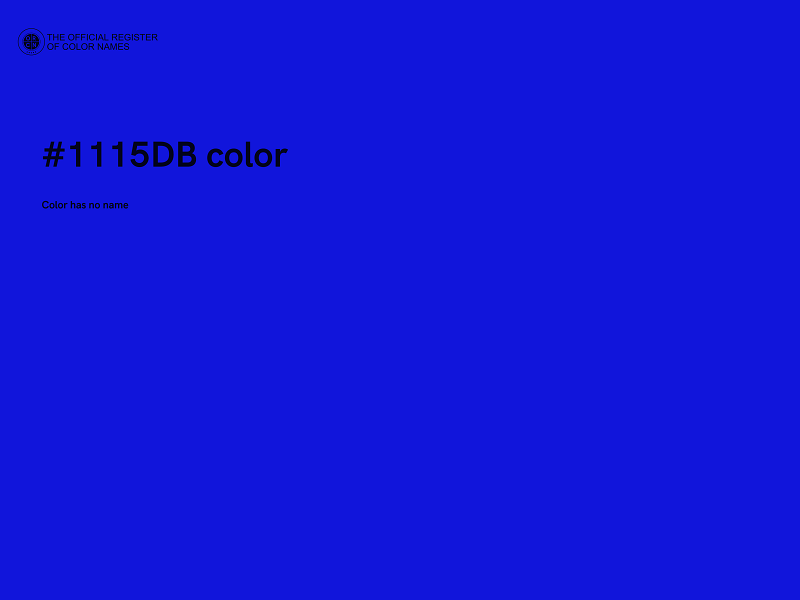 #1115DB color image