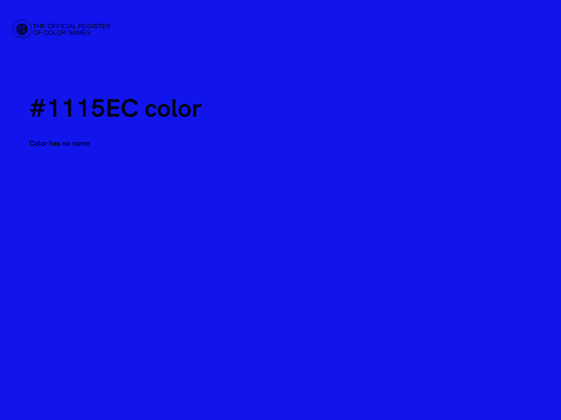 #1115EC color image