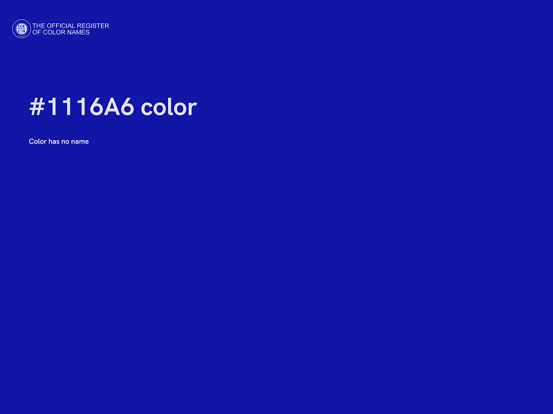 #1116A6 color image