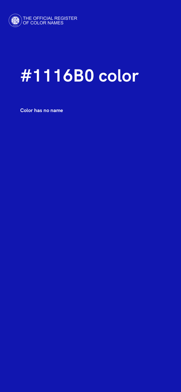 #1116B0 color image