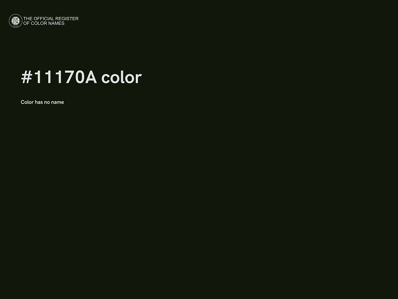 #11170A color image