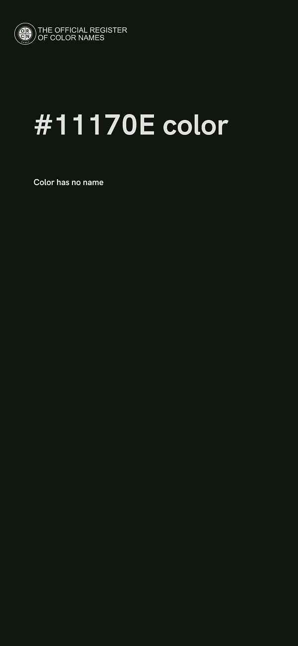 #11170E color image