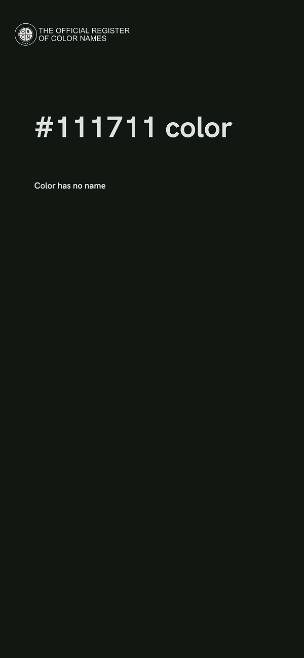 #111711 color image