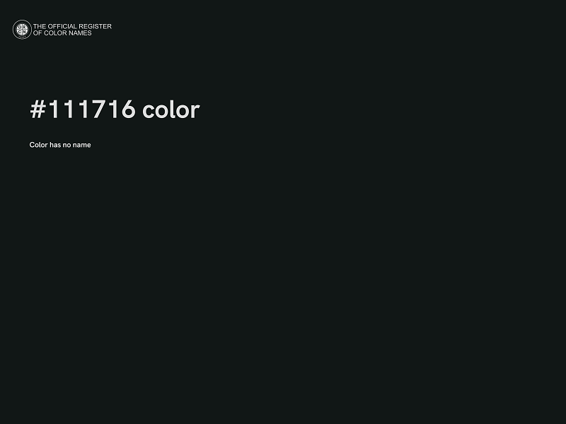 #111716 color image