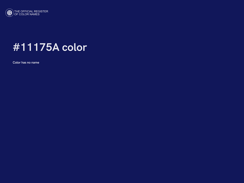 #11175A color image