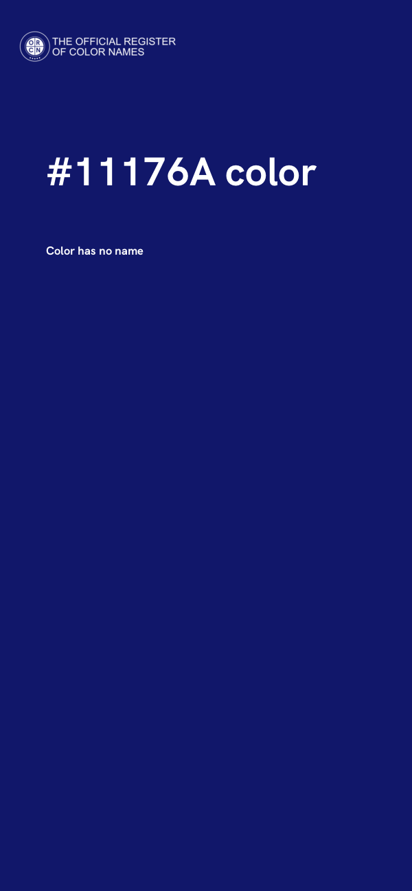 #11176A color image