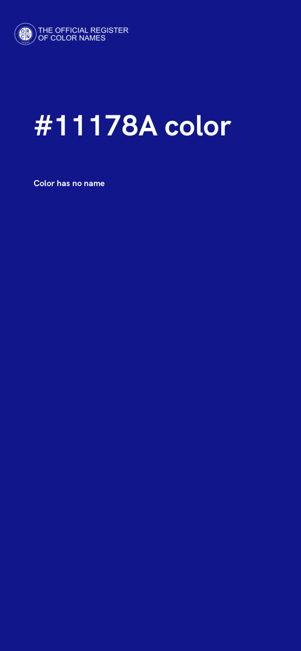 #11178A color image