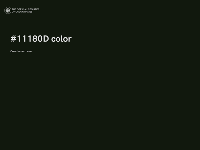 #11180D color image