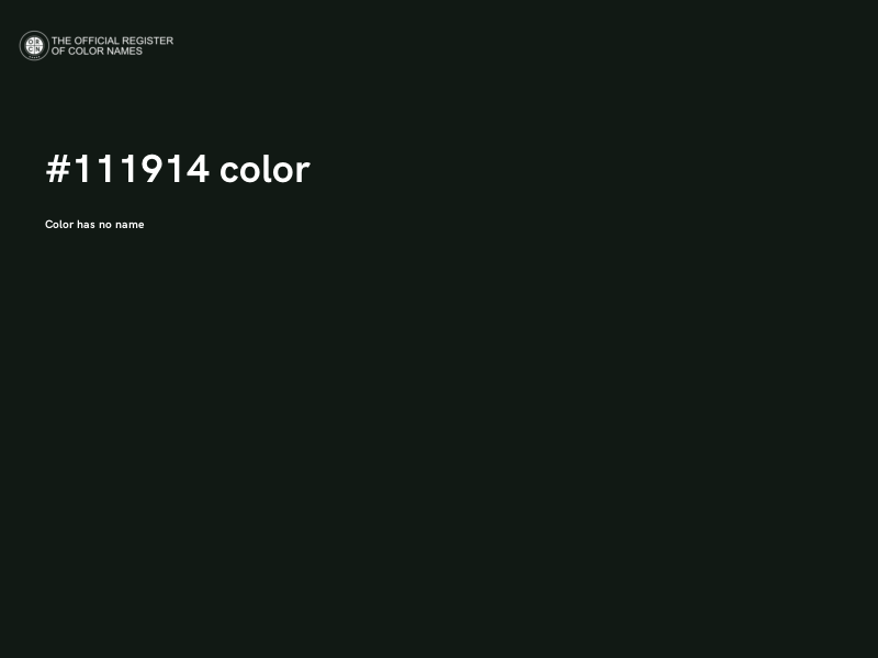 #111914 color image