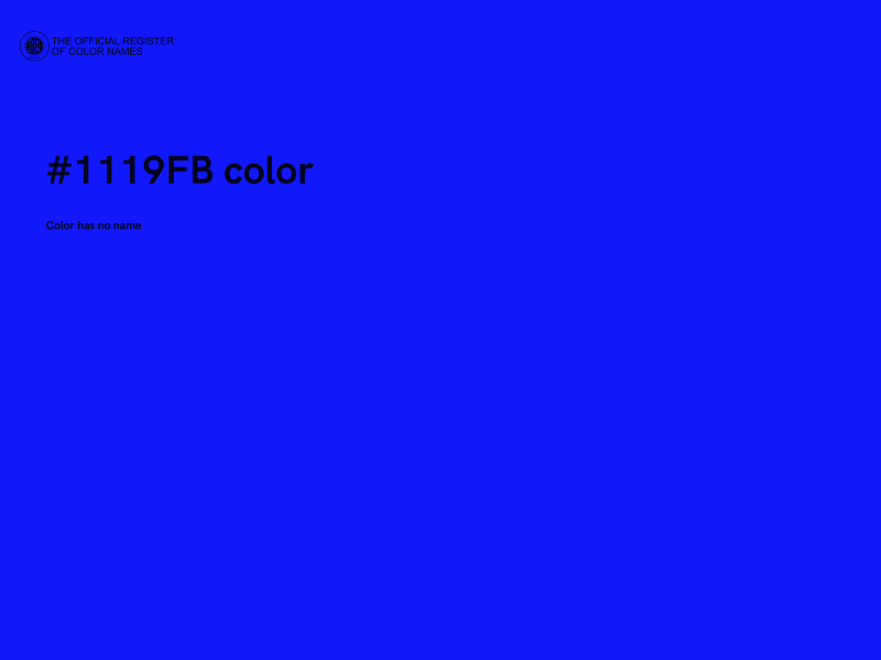 #1119FB color image