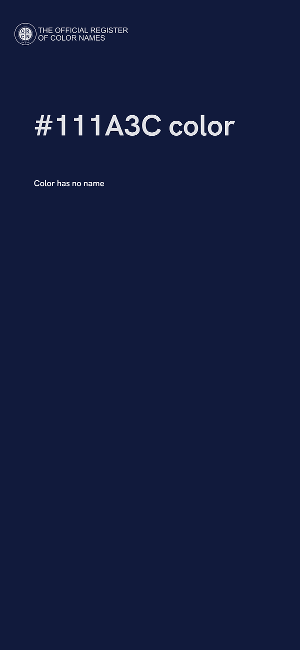 #111A3C color image