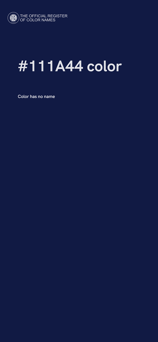 #111A44 color image