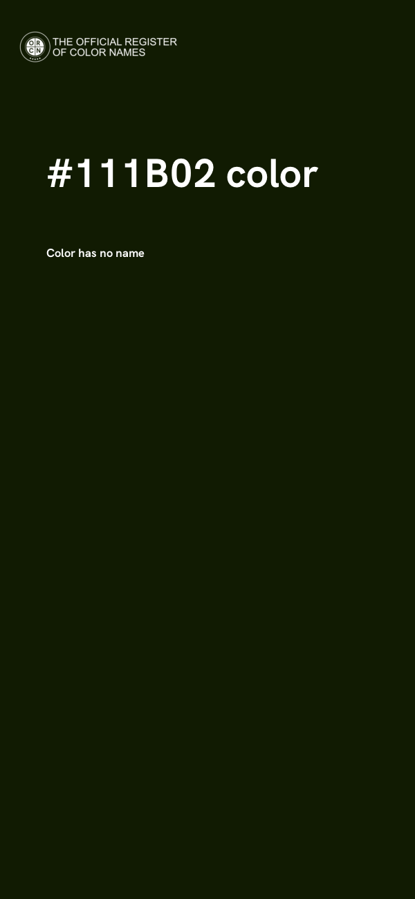 #111B02 color image