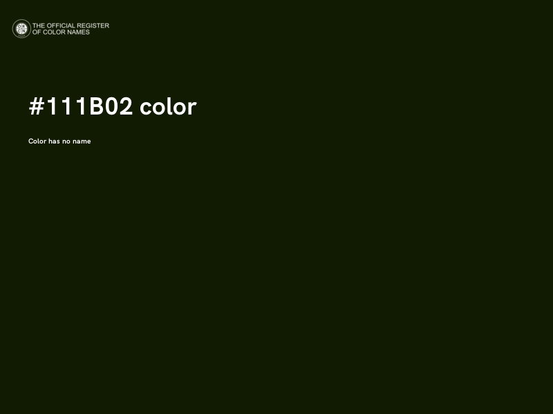 #111B02 color image