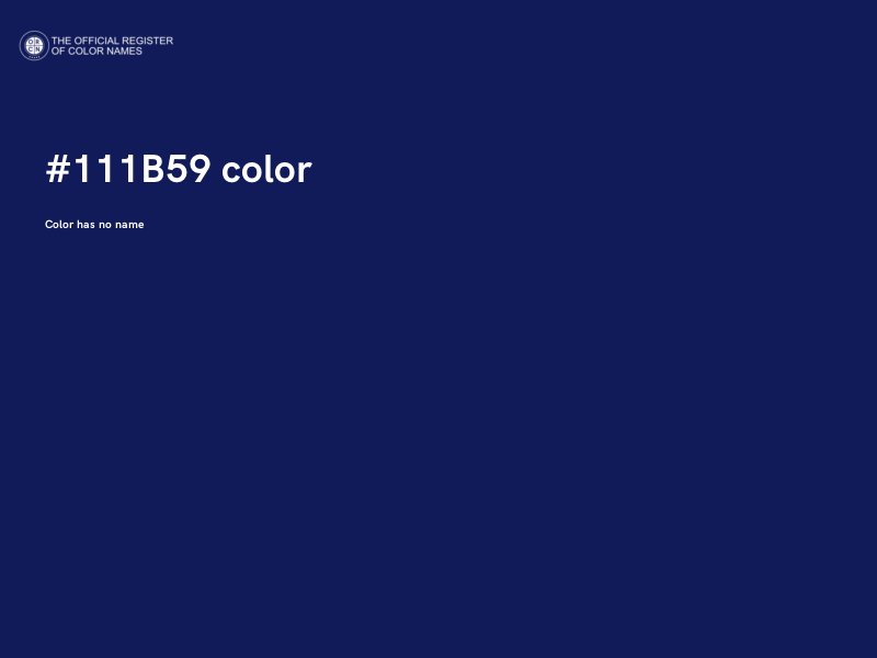 #111B59 color image