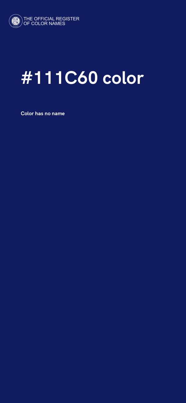 #111C60 color image