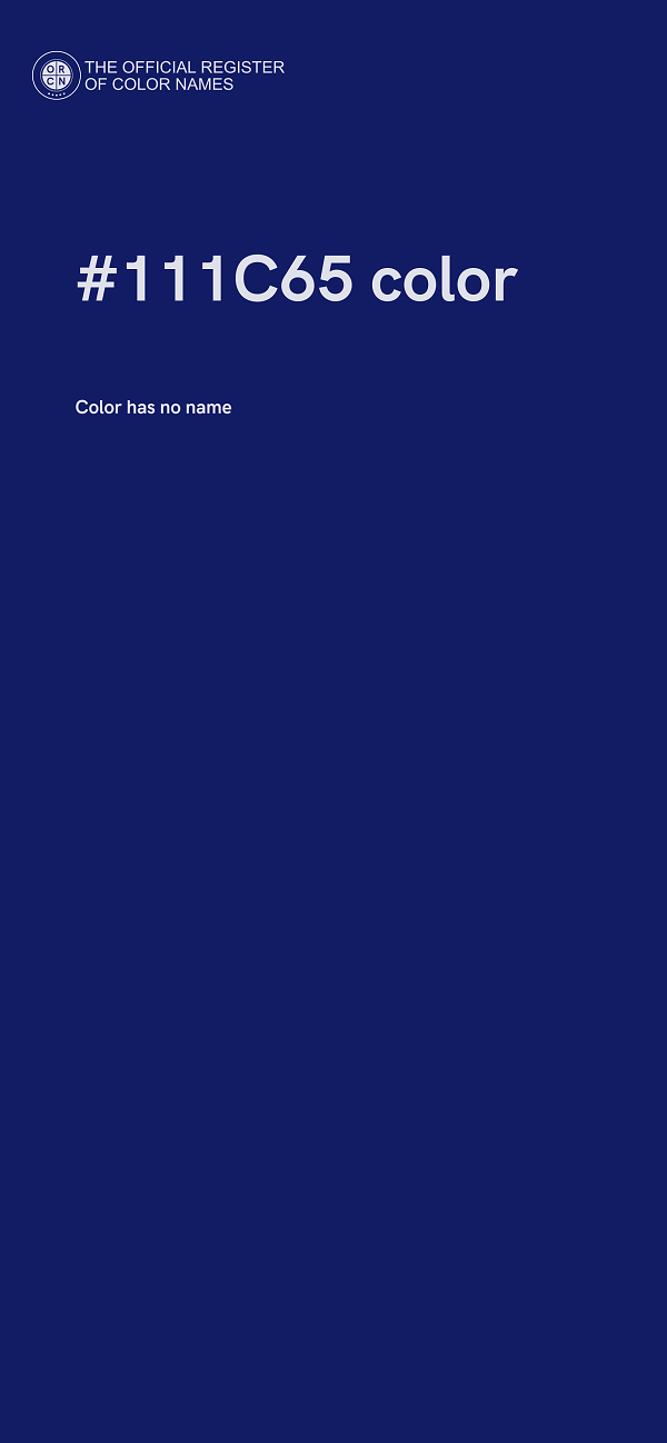 #111C65 color image