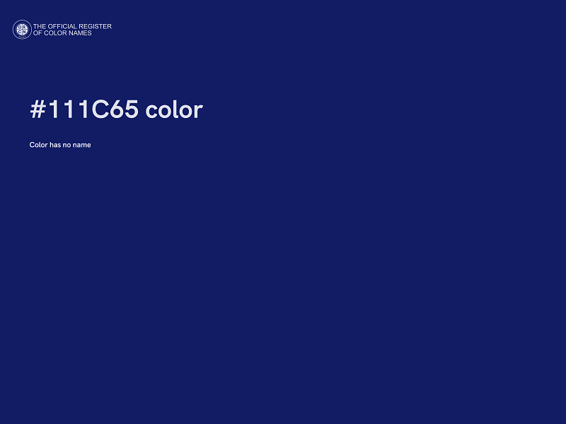 #111C65 color image