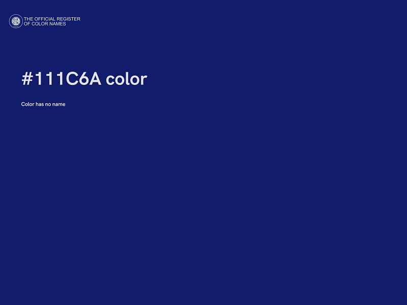 #111C6A color image